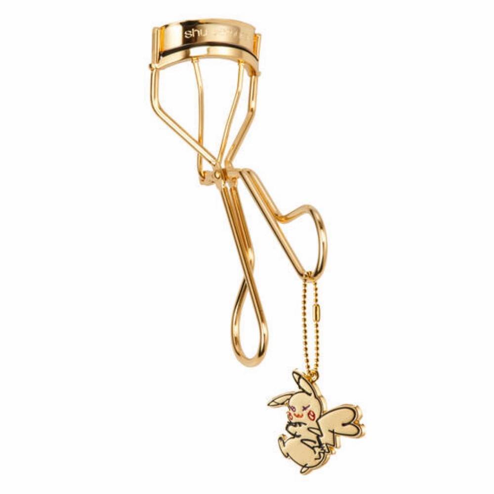 NEW Shu Uemura Pokemon Eyelash Curler Electric Gold Pikashu LIMITED EDITION
